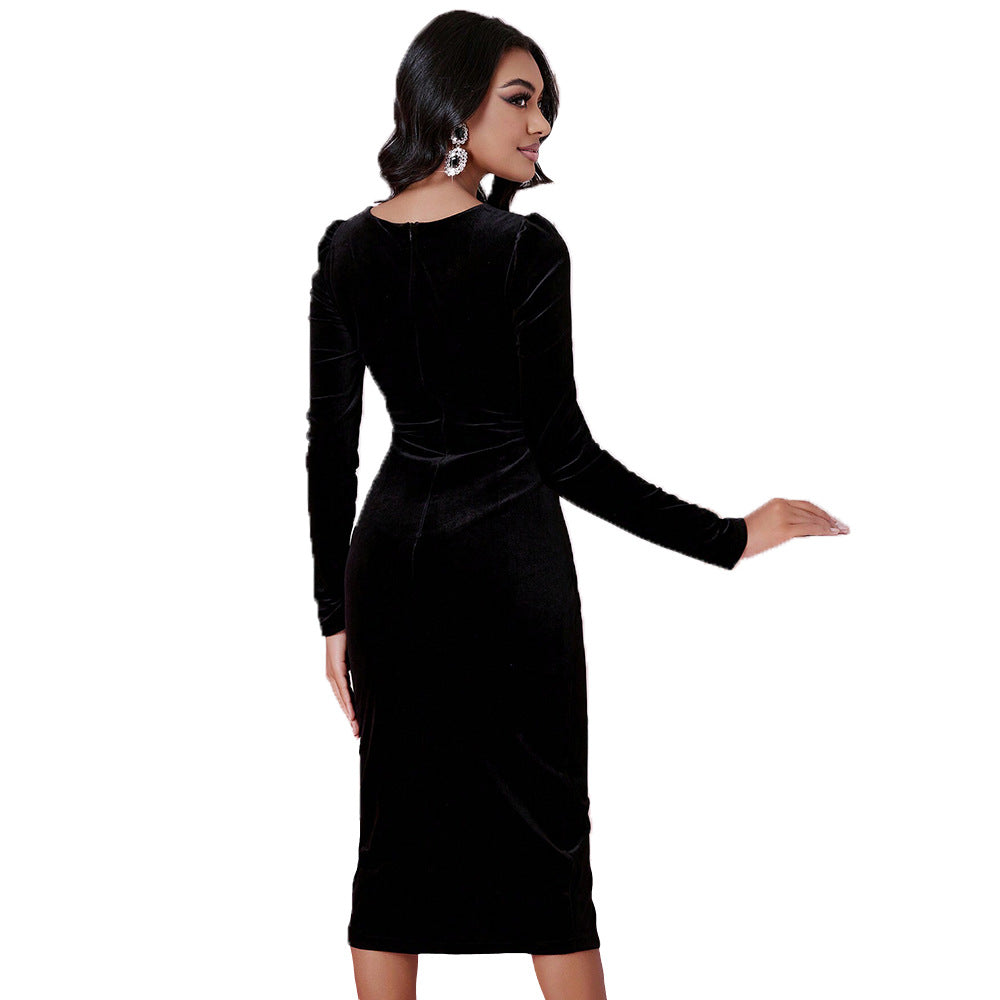 Slim fit executive dress European style