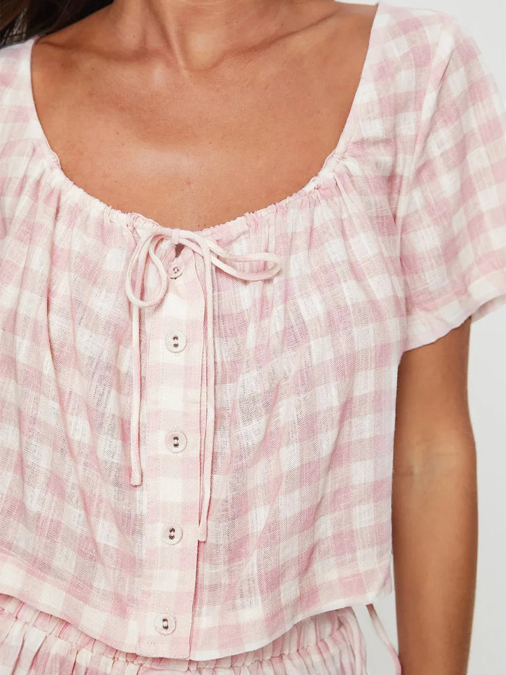 Hamptons Plaid two piece set