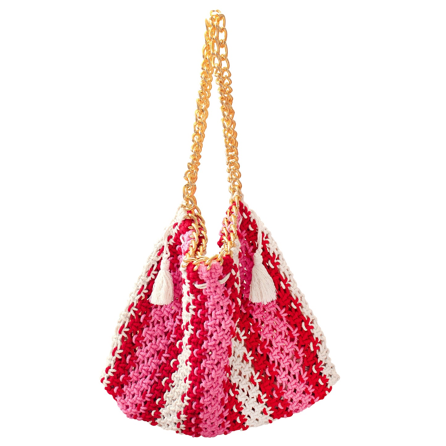 South Bali beach bag in Pink & Red